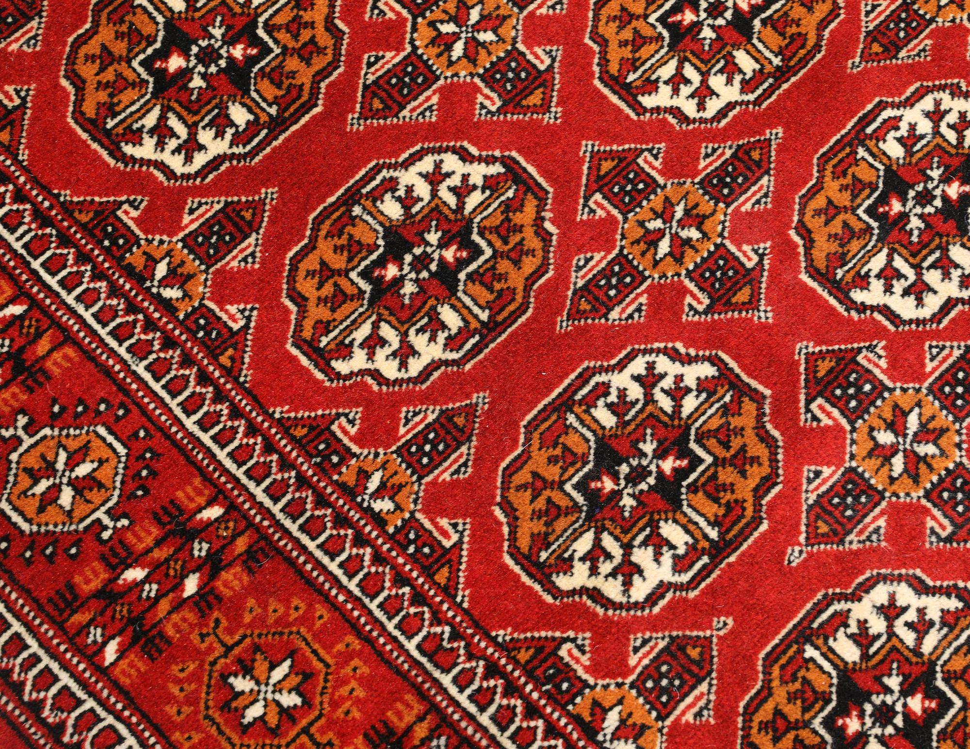 A runner,Turkmenistan, approx. 295 x 90 cm.