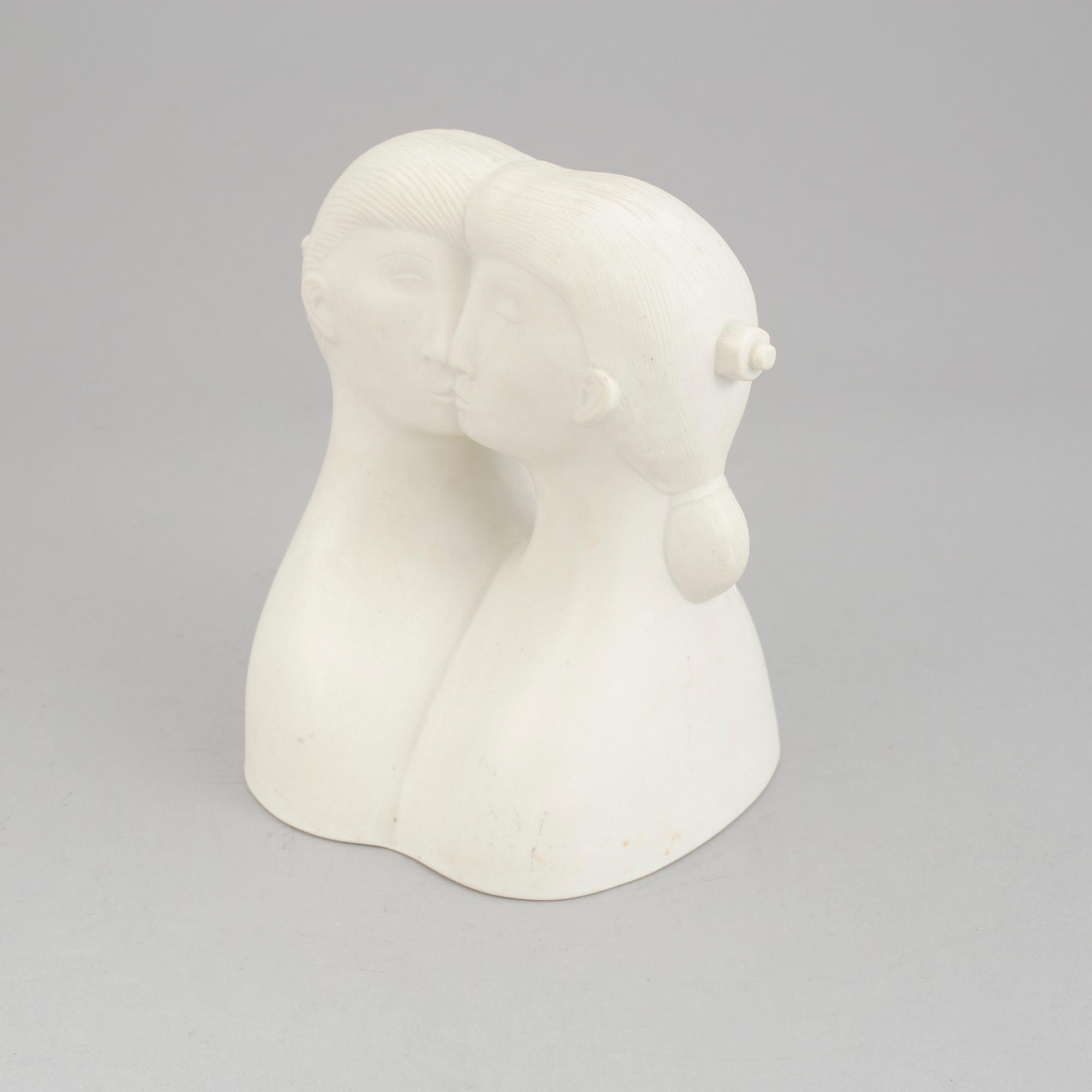 FIGURIN, parian, "De tu", Stig Lindberg,  Gustavsberg.