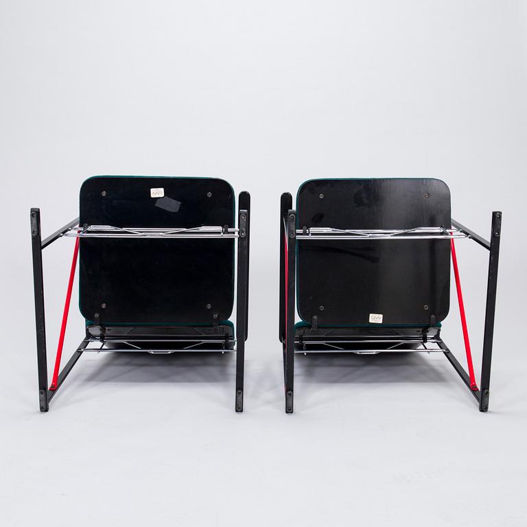 Yrjö Kukkapuro, four late 20th century 'A-502' chairs for Avarte. Designed 1985.