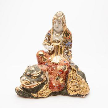 A porcelain set, 3 pieces, Satsuma, Japan, 20th century.