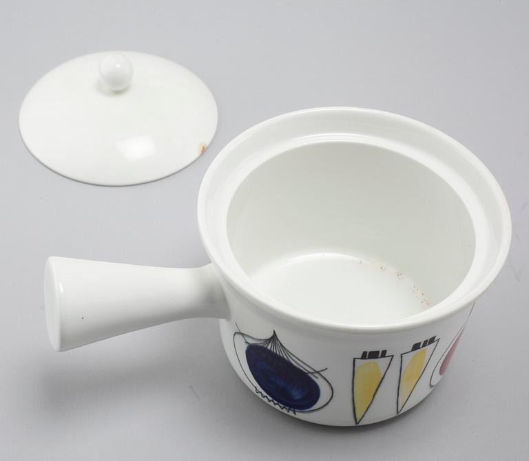 Four pieces of tableware by Marianne Westman for Rörstrand, model "Picknick", 1956-69.
