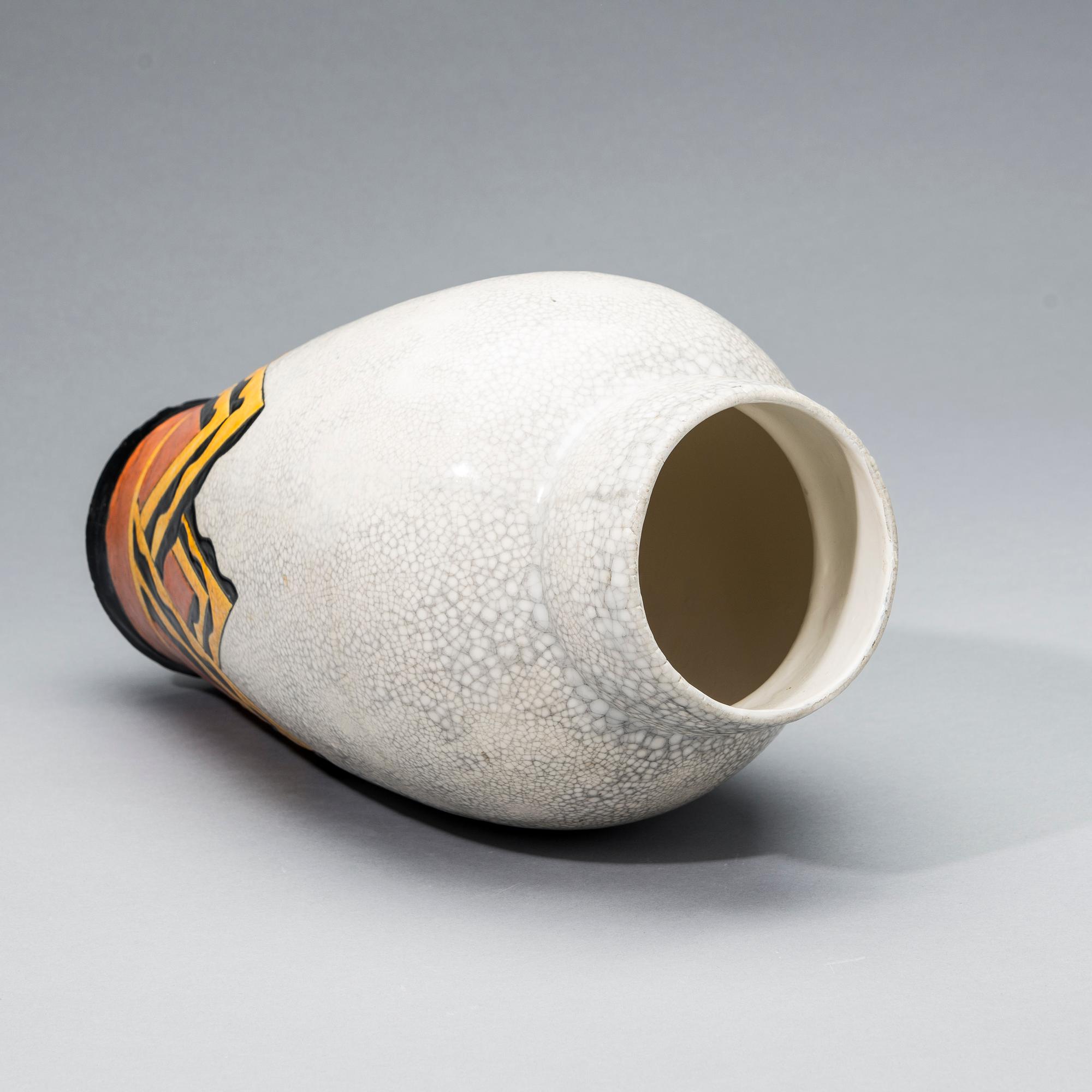 VAS, keramik, Charles Catteau, Boch Freres, Belgien, 1930-tal.
