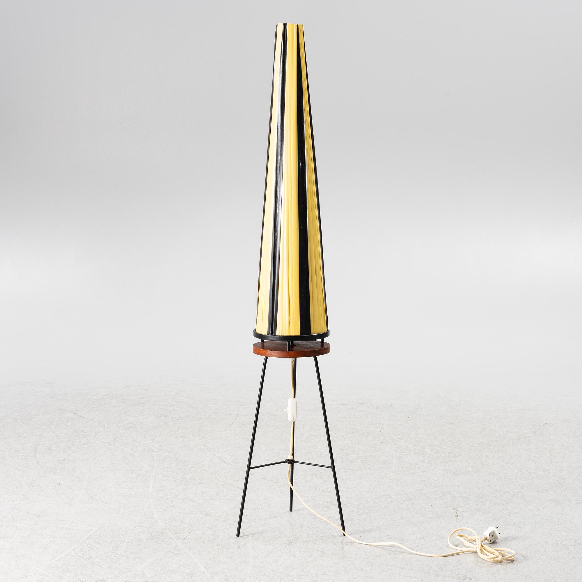 Floor lamp, mid-20th century,