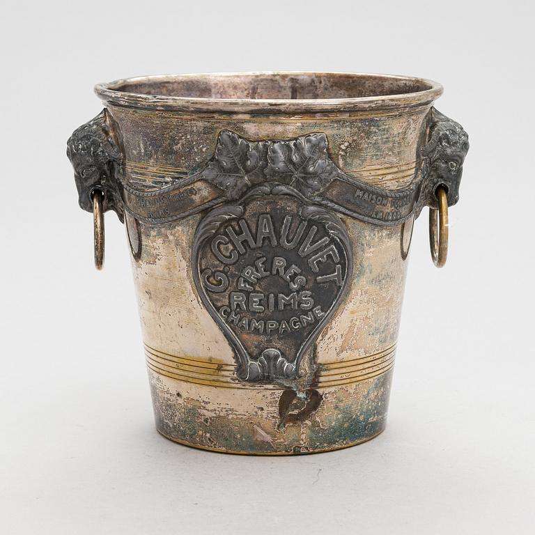 Champagne cooler, G. Chauvet, Argit, France 1930s.