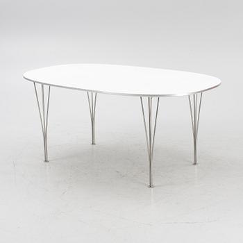 Bruno Mathsson & Piet Hein, a "Superellips" dining table, Fritz Hansen, Denmark, 2007.