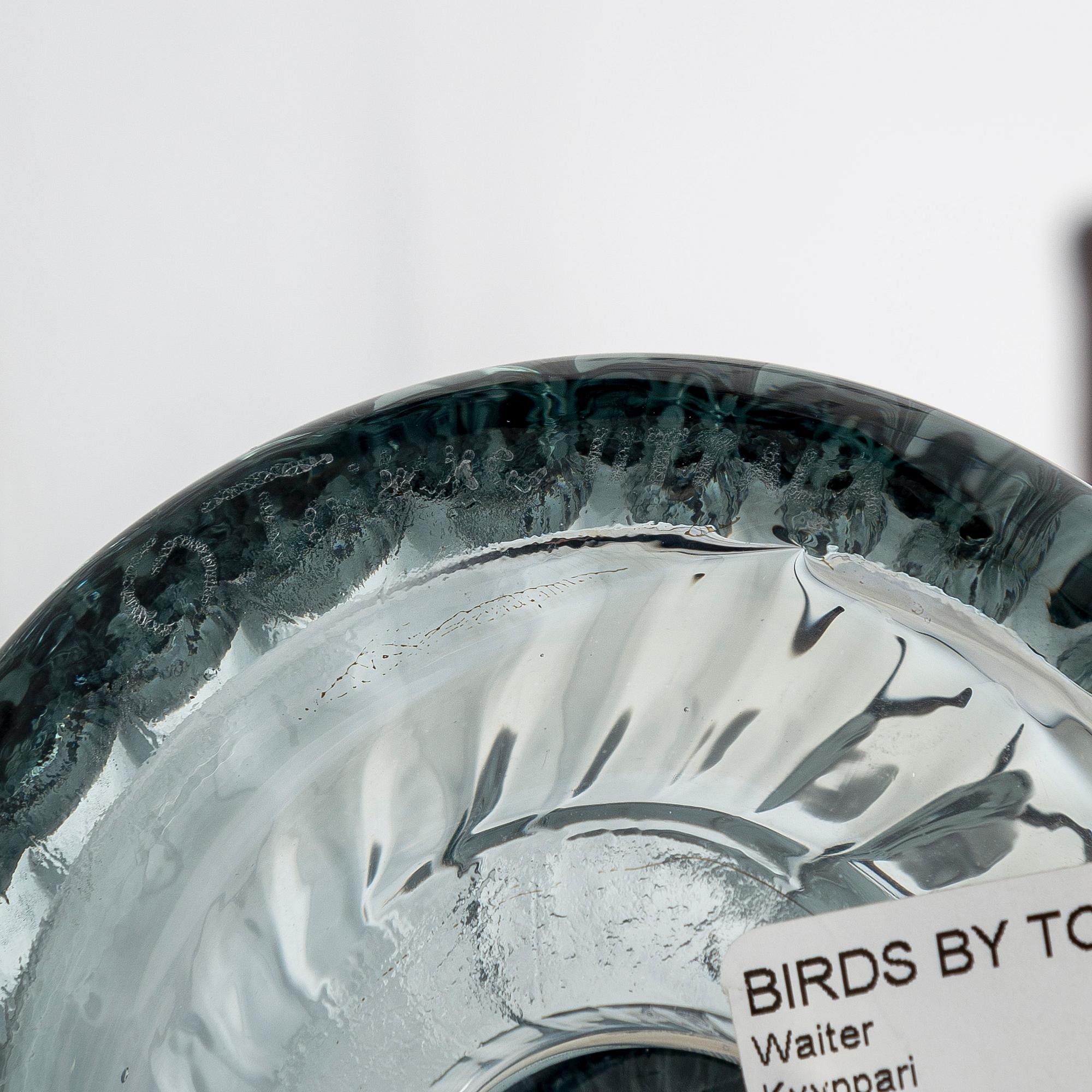 Oiva Toikka, glasfågel, signed Oiva Toikka Iittala.