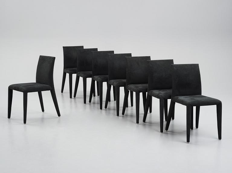 Mario Bellini, "Vol au vent", 8 chairs, Maxalto, B&B Italia, post 2001.