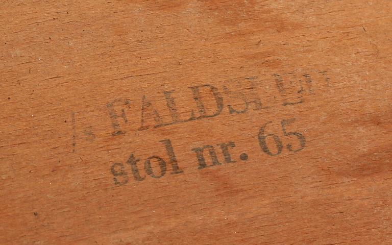 STOLAR, 6 st, Farstrup Möbelfabrik, Danmark. 1950/60-tal.