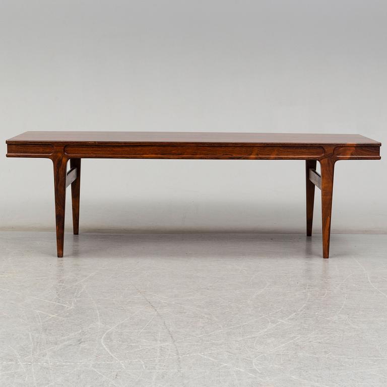 JOHANNES ANDERSEN, a rosewood coffee table from Trensum, 1960's.