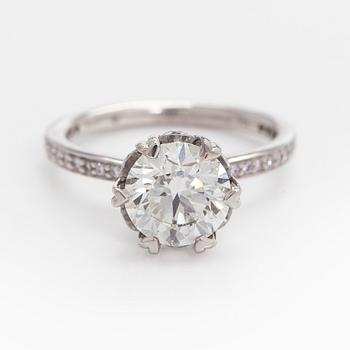 Ritani, ring, briljantslipad diamant 1,80 ct, 18K vitguld.