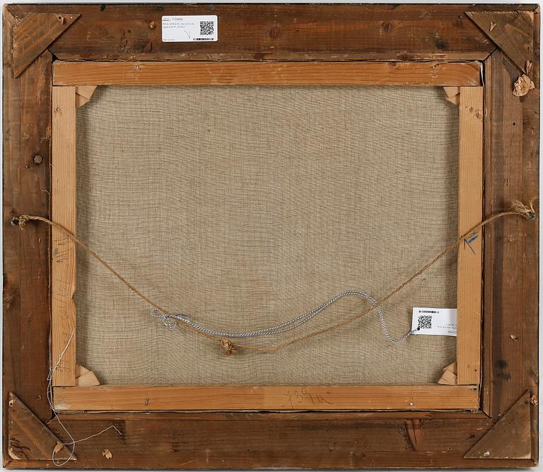 MAX JENSEN, Olja på duk, signerad.