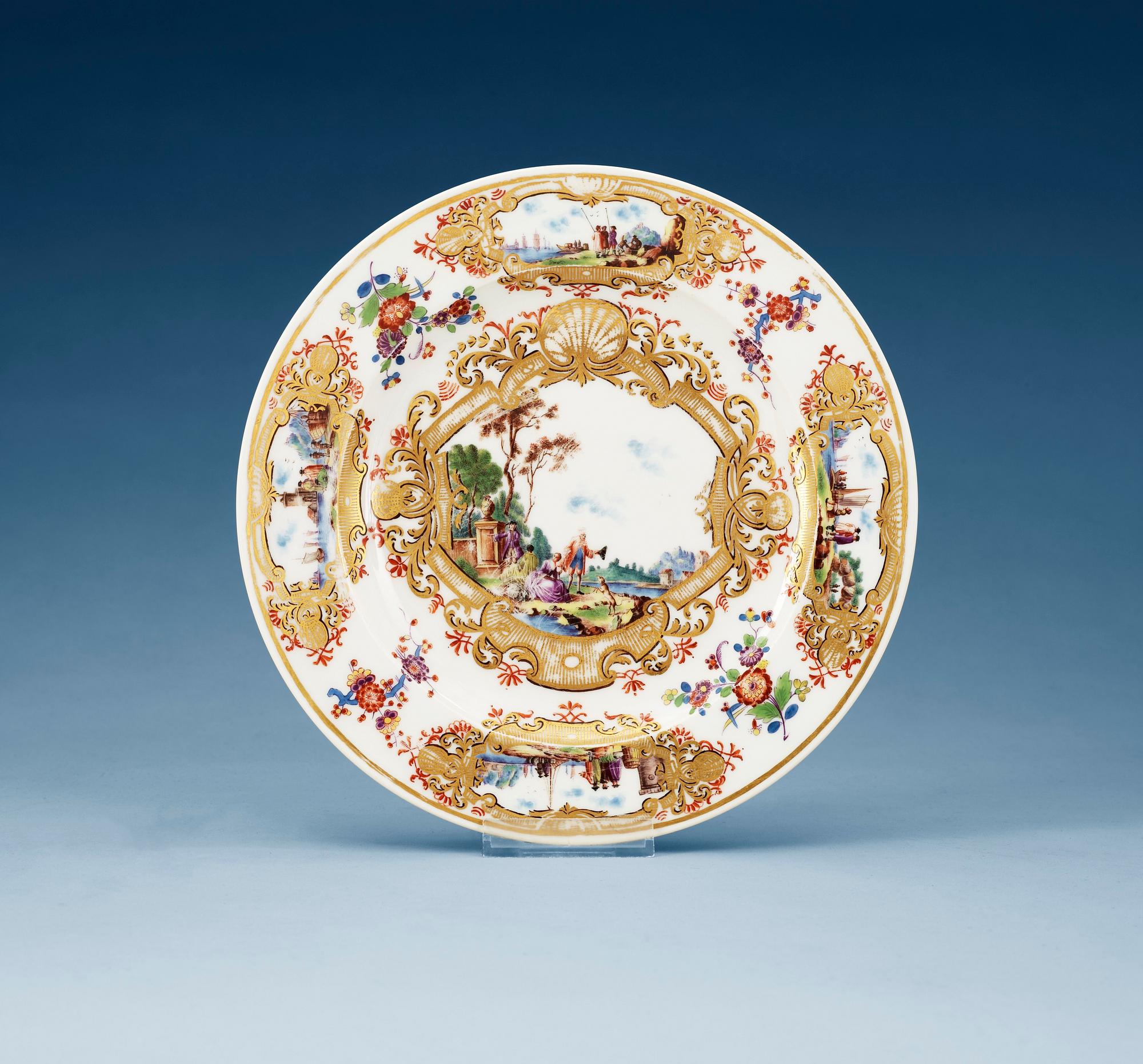 TALLRIK, porslin. Meissen, 1900-tal.
