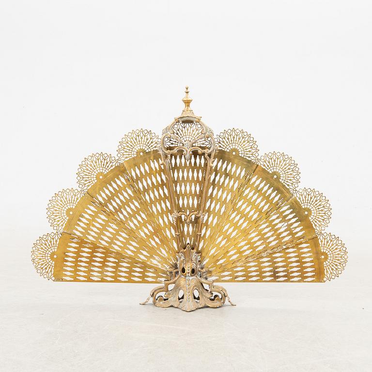 Spark guard/Fire screen Rococo style, first half of the 20th century.