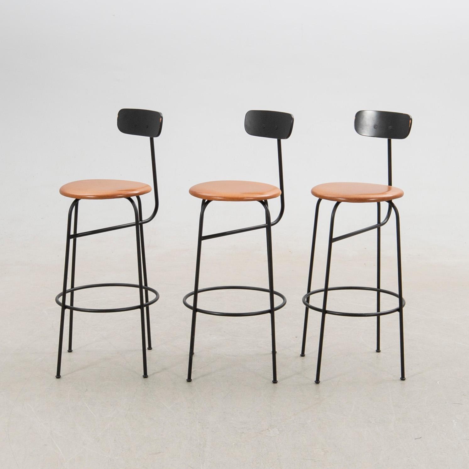 Afteroom, barstolar, 3 st, "Counter Chair" Audo, Danmark.