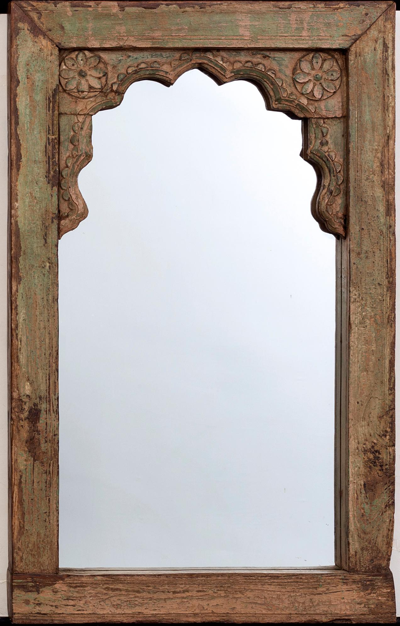 A 20th century mirror from India.