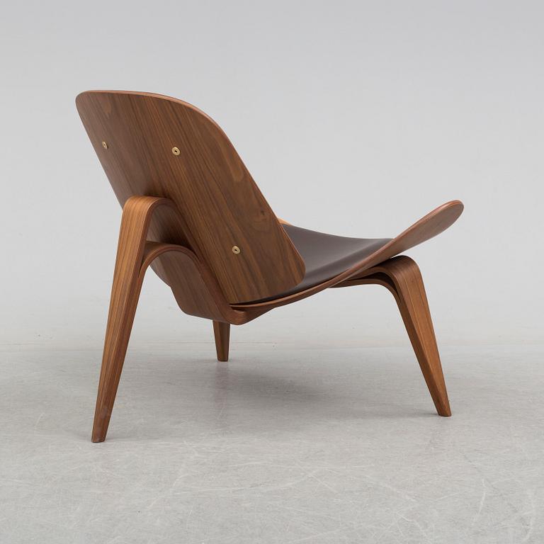 HANS J WEGNER, fåtölj, "CH-07", för Carl Hansen & Søn, Odense, Danmark, formgiven 1963.