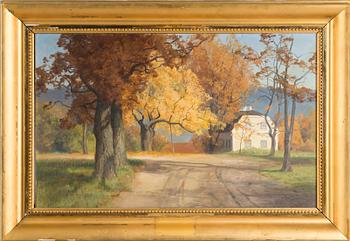 ALFRED THÖRNE, oil on canvas, signed and dated 1910.