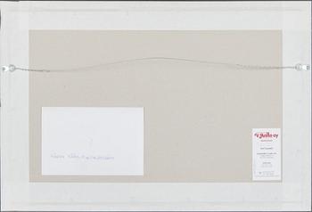 Märta Måås-Fjetterström, Tekstiili, "Grodblad röd", signeerattu AB MMF.