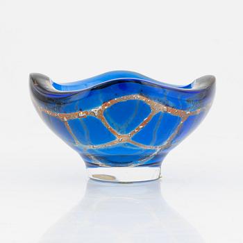Sven Palmqvist, skål, glas, "Ravenna", Orrefors.