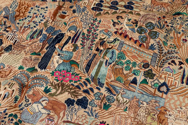 Carpet, Kashmar 285 x 195 cm.