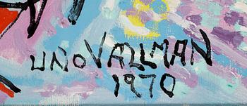 UNO VALLMAN, olja på duk, signerad  och daterad 1970.