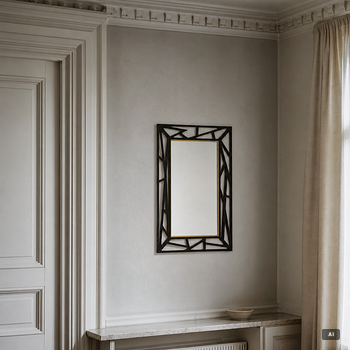 Eden Gustaf Spegelfabrik, A 'Konkret' mirror, Swedish Modern, 1950s.