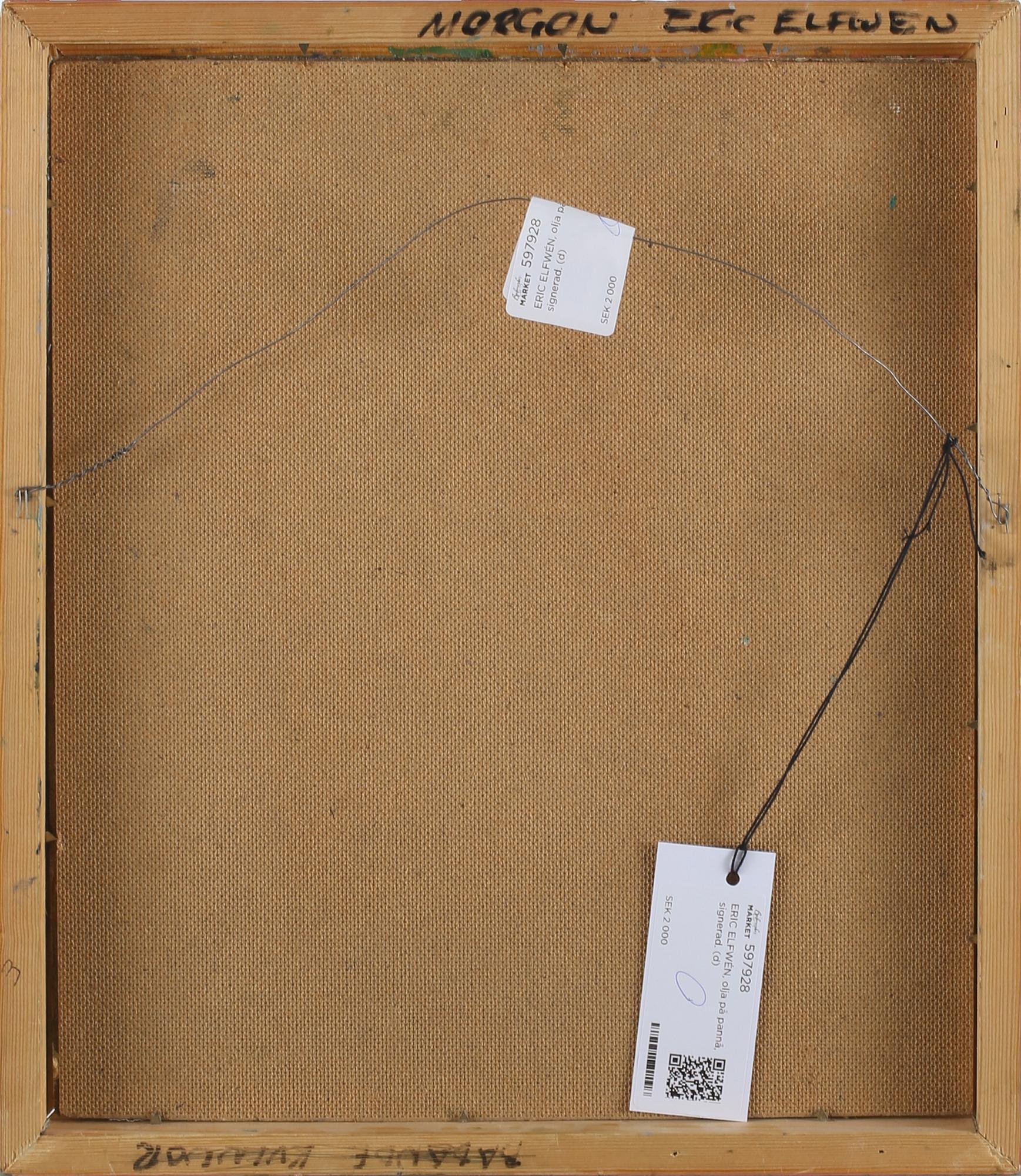 ERIC ELFWÉN, olja på duk, signerad.