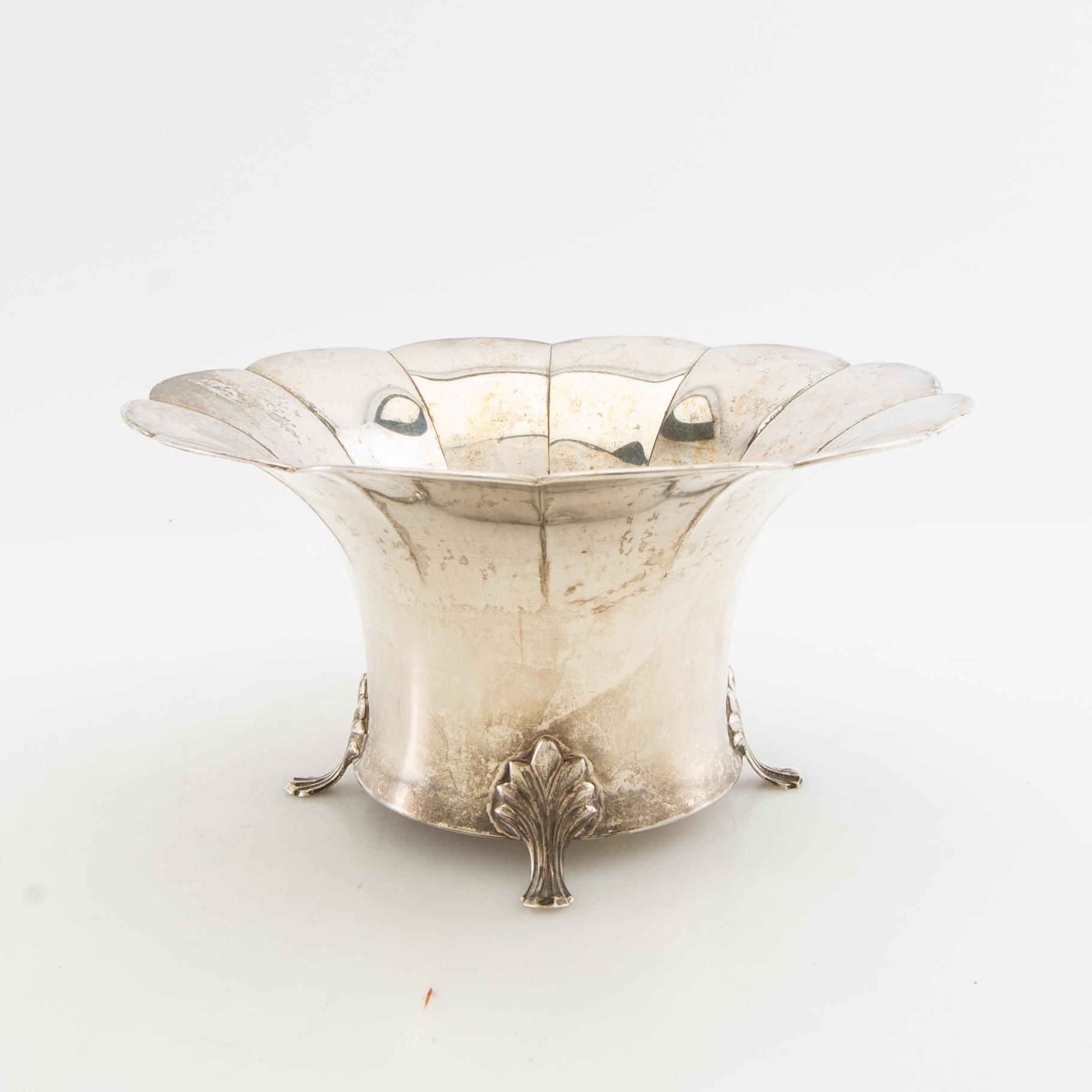 H Müller bowl silver Stockholm  1929.