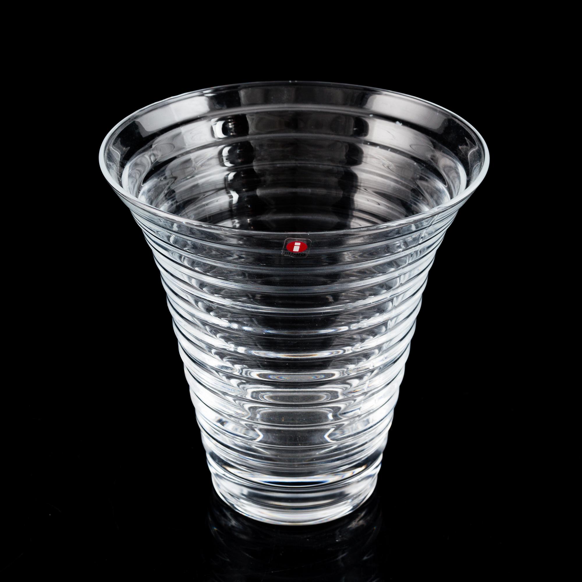 AINO AALTO, a 'Bölgeblick' glass vase, Iittala.