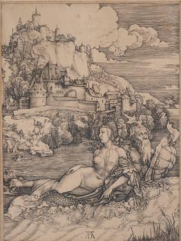 731. Albrecht Dürer, "Das Meerwunder (The sea monster)".