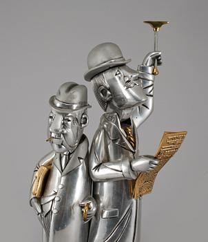 FRANK MEISLER, skulptur, metall, signerad och numrerad 711480.