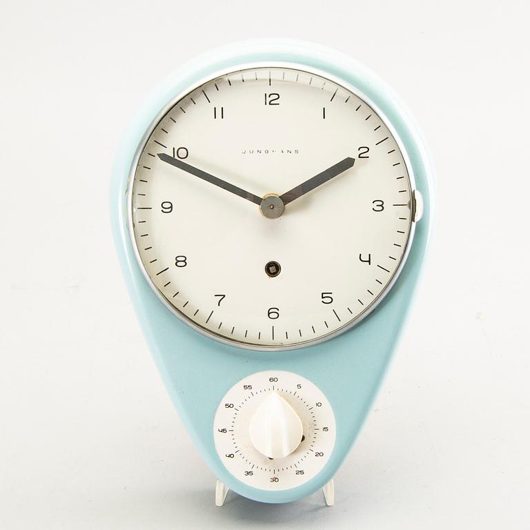 A Max Bill 1950s kitchen klock for Junghans.