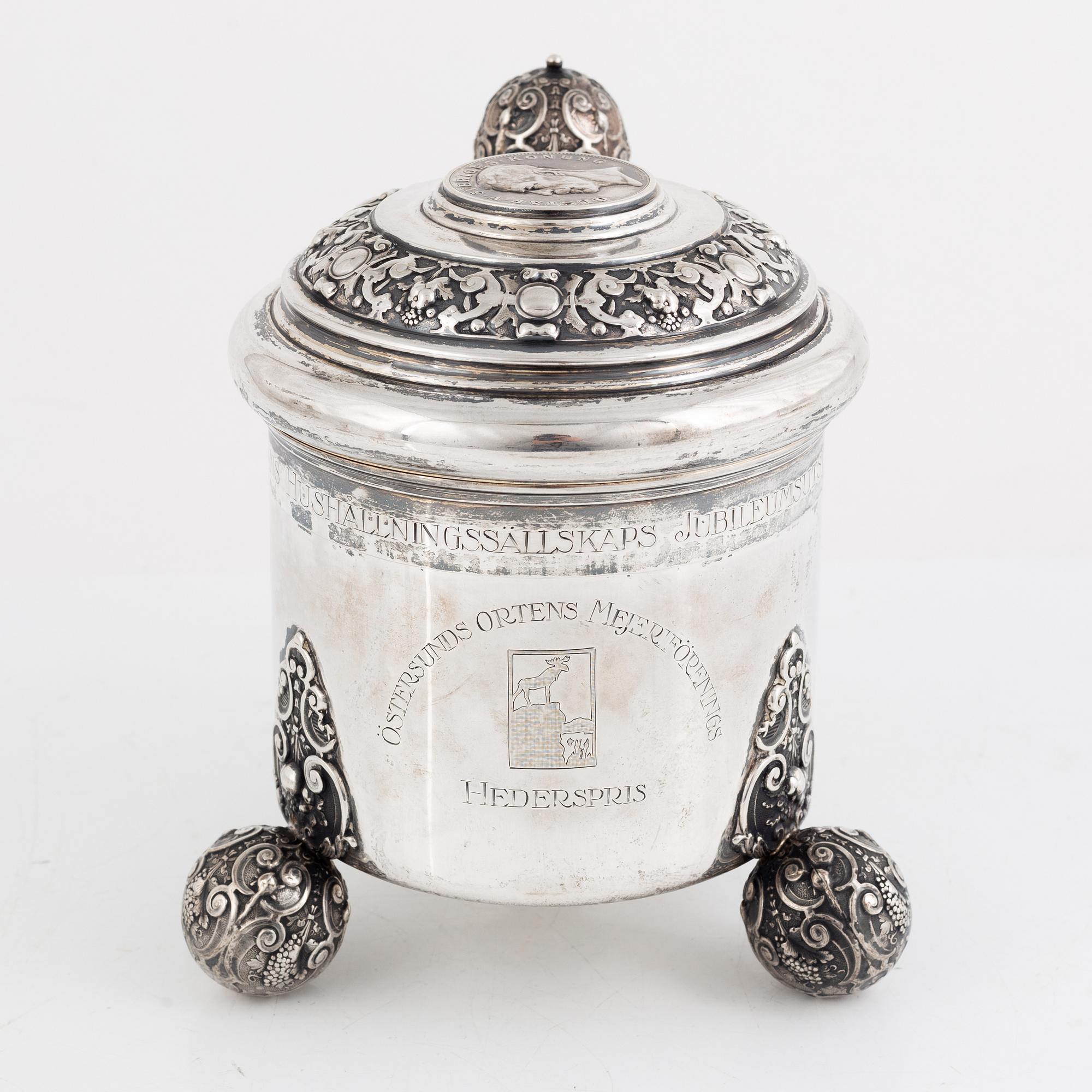 A Swedish Silver Tankard, mark of Guldsmeds Ab I Stockholm Försäljn, Stockholm 1920.