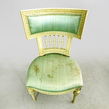 Stolar 6 st Sengustavianska. Västsverige, omkring år 1800.