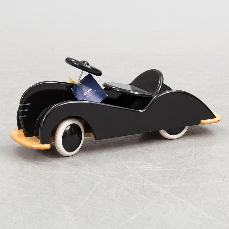 A century Swedish Playsam toy car by Folke Dahlström, signed and dated 94.