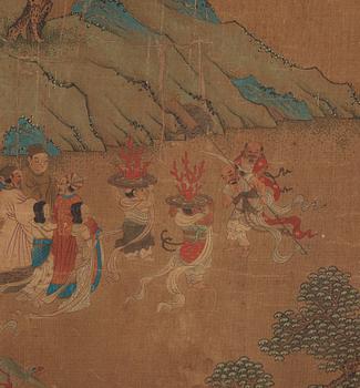 A Chinese album with paintings of Envoys Presenting Tribute  职贡图(Zhigong tu), probably 17thCentury, after an old master.