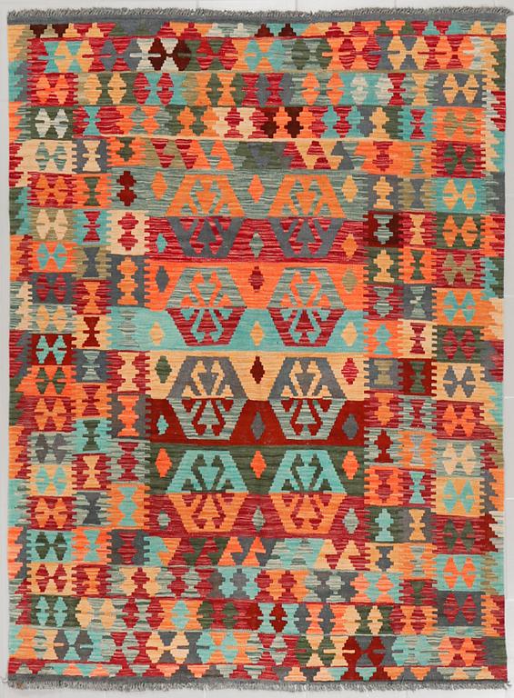 A kelim rug, ca 148 x 201 cm.
