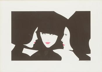 Amleto dalla Costa, serigraph, signed. Numbered 50/90 .