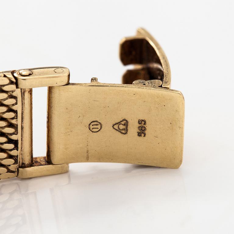 Omega, wristwatch, 17 x 17 mm.