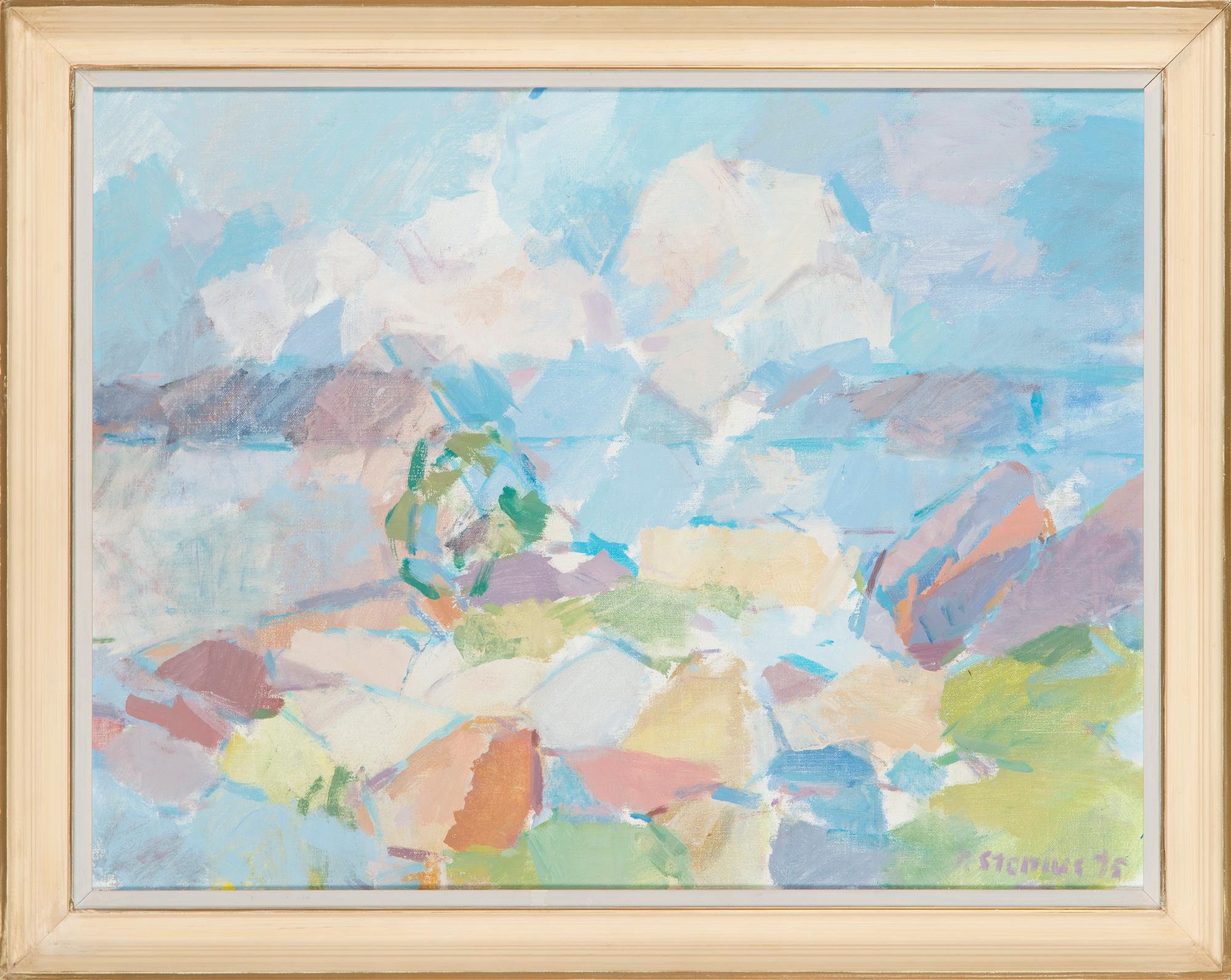 Per Stenius, olja på duk, signerad och daterad -75.