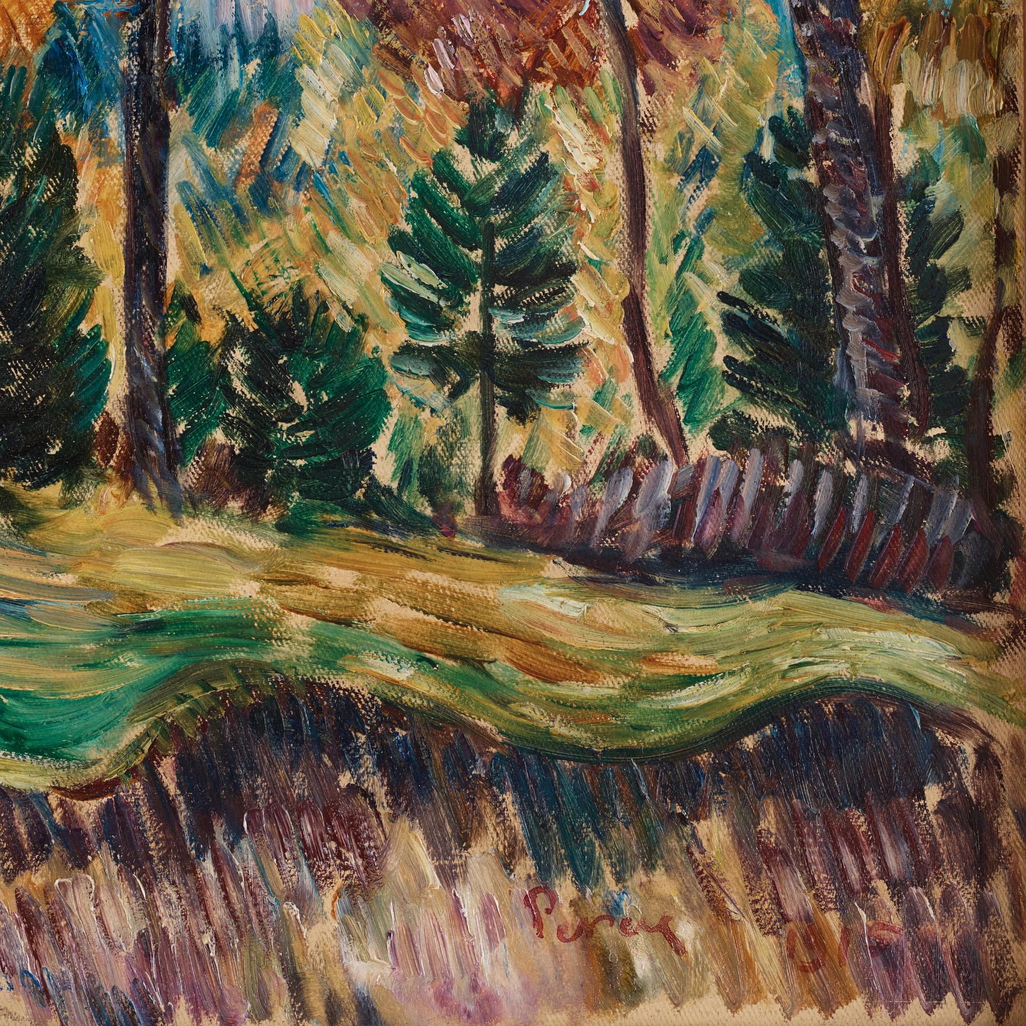 Arthur Percy, "Höstlig park".