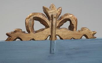 SÄNG, 5 delar, sengustaviansk, omkring 1800.