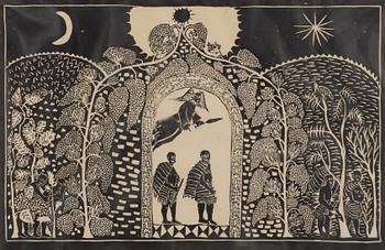 Azaria Mbhata, Adam and Eve.