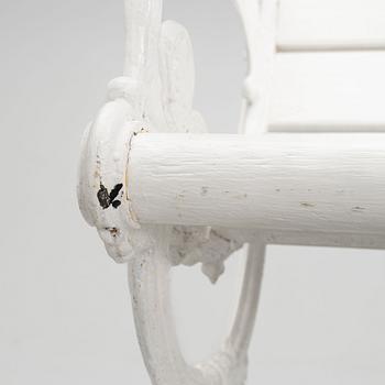 Trädgårdssoffa, gjutjärn, 1900-tal.