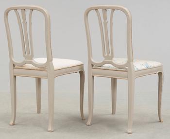 Axel Einar Hjorth, A pair of Axel Einar Hjorth Swedish Grace chairs 'Du Barry', Nordiska Kompaniet, 1929.