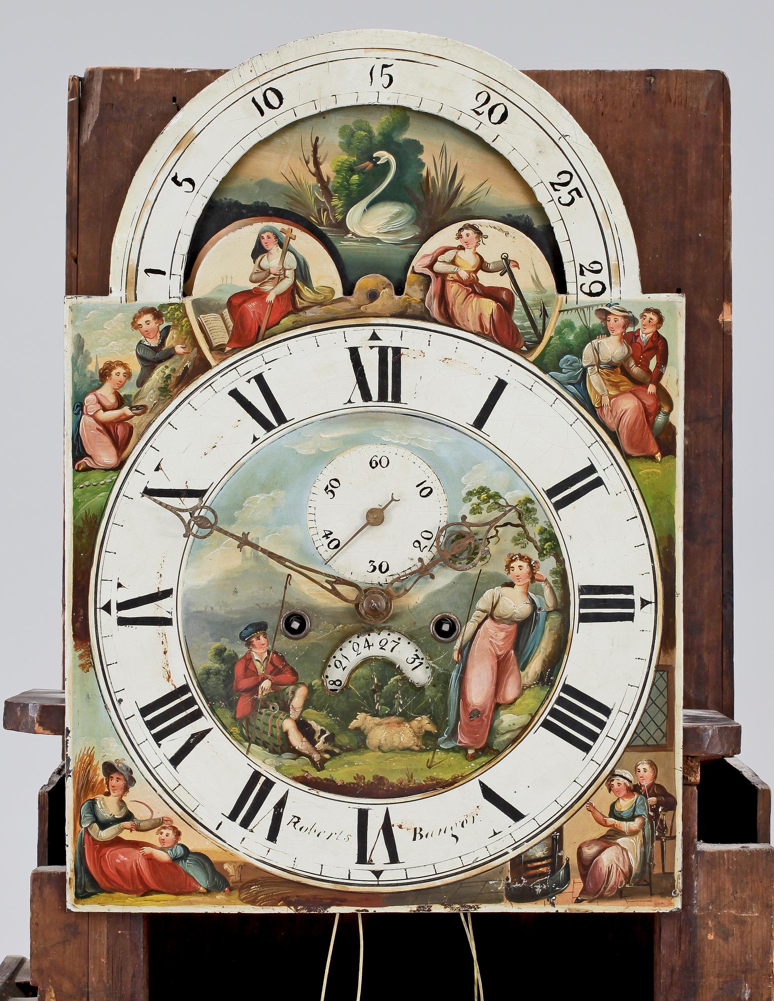 GOLVUR, urtavlan märkt Robert Bangor. Wales 1800-tal.