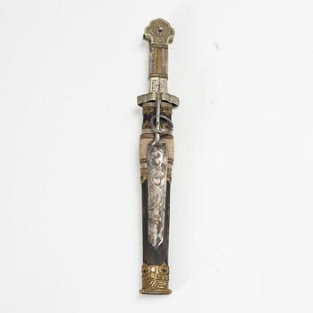Kniv, Tibet, omkring år 1900.