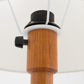 Uno & Östen Kristiansson, a pair of teak table lights, Luxus, Vittsjö, 1950s/60s.