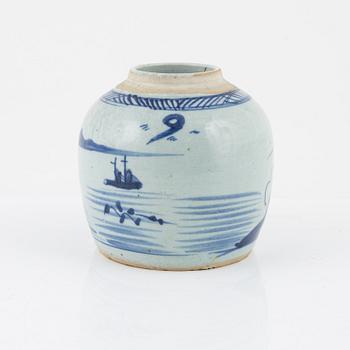 Bojan,  porslin. Kina, sen Qingdynasti, 1800-tal.