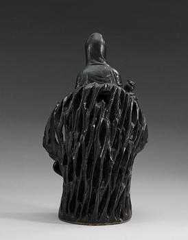 FIGURIN, porslin. Qing dynastin.